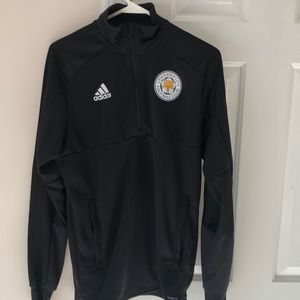 Leicester city training top zipper small men